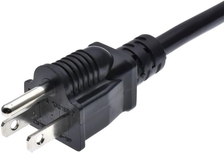 Toptekits Heavy Duty USA Power Extension Cord, NEMA 5-15P to 5-15R/5-20R Black Extension Cord, 15A 125V, 16AWG, Outlet Extension Power Cable,5-15P to 5-20R Power Cord (1ft)