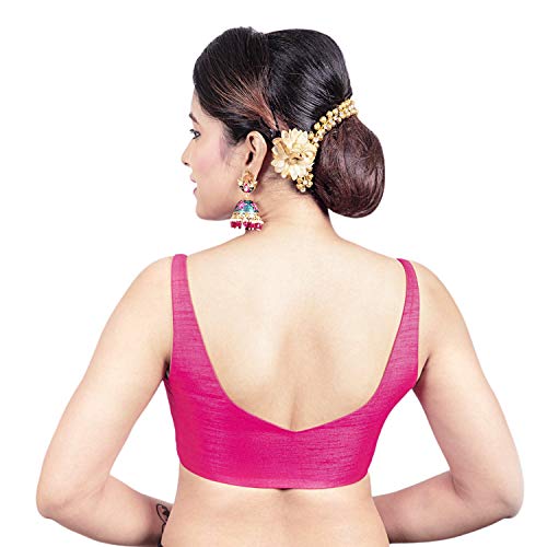 Image of Biyu Being With You Women's Art Silk Saree Blouse