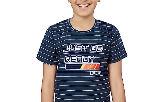 Image of Kids Night Suit for Boys - Cotton Set of Pyjama & T-Shirt Sleepwear - Lightweight & Comfortable Night Wear for Kids