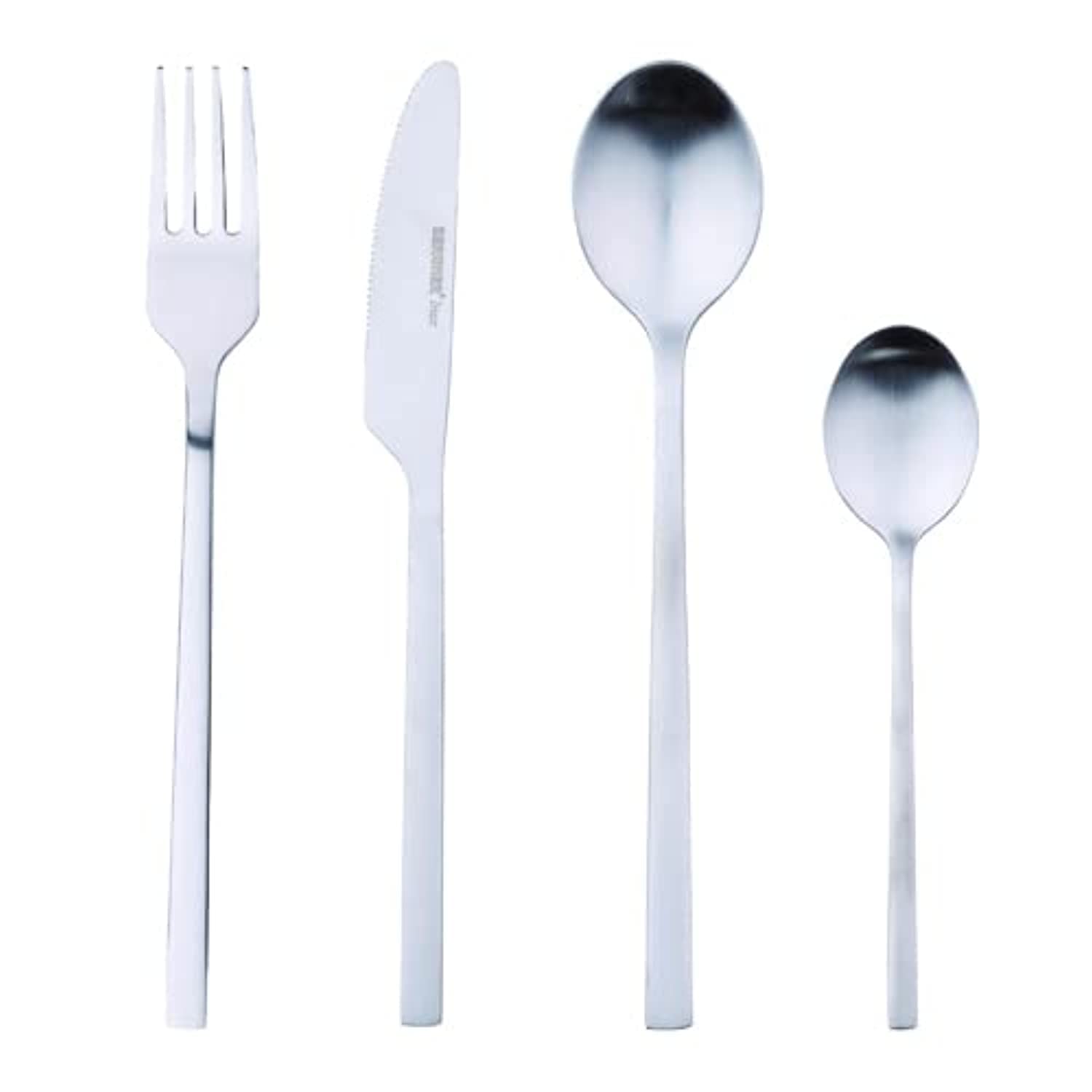 BERGNERQ3477 24-Piece Cutlery In Stainless Steel Pau Matt Collection