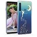Produktbild kwmobile Samsung Galaxy A9 (2018) Hülle - Handyhülle für Samsung Galaxy A9 (2018) - Handy Case in Fee Glitzer Design Gold Transparent