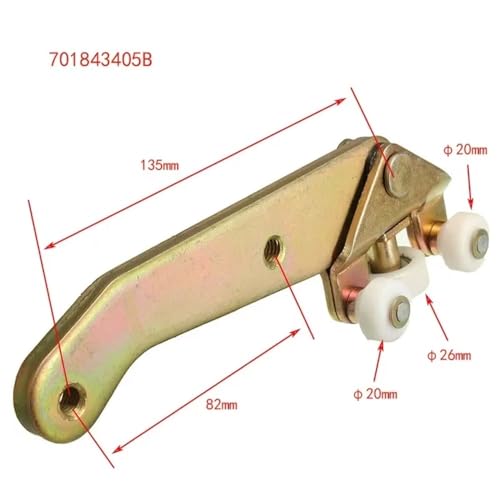 Rodillo puerta coche para VW Transporter T4 1990-2004 kit de poleas bisagra izquierda 5