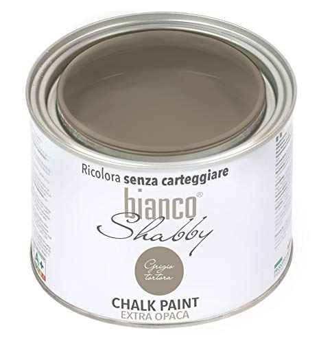 CHALK PAINT Peinture Shabby Chic Vintage pour meubles et murs Extra opaque, gris