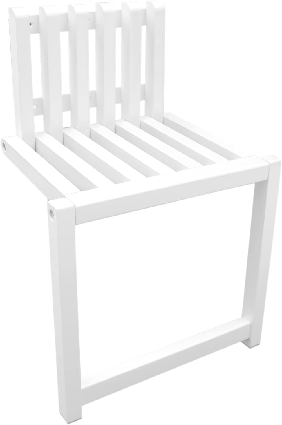 LABIXIAOXIN Wall Mounted Chair Solid Wood Porch Chair Door Shoe Cabinet Hidden Footstool Bathroom Balcony Living Stool