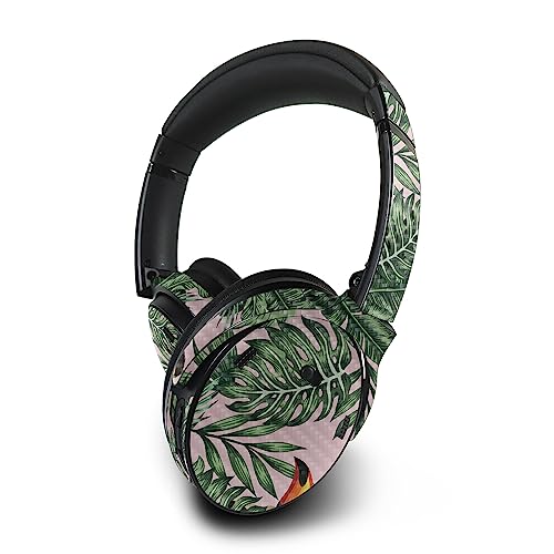 Image of MightySkins Carbon Fiber Skin Compatible with Bose QuietComfort 45 Headphones Hidden Toucan | Protective, Durable Textured Carbon Fiber Finish | Easy to Apply | Made in The USA