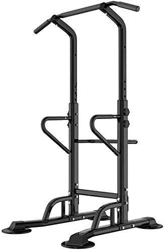 SDHYL Barre de Traction sur Pied Pull-Up Bar Power Tower Ajustable Dip Station de Musculation Entraînement Abdominal et de Dos pour Fitness à La Gym ou à La Maison