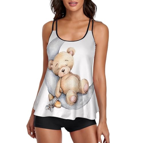 Maillot de bain tankini couvrant pour dissimuler les rondeurs du ventre