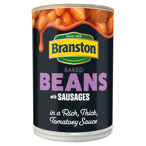 Branston Baked Beans in Tom Sauce with Sausages 405 g (Pack of 1)
