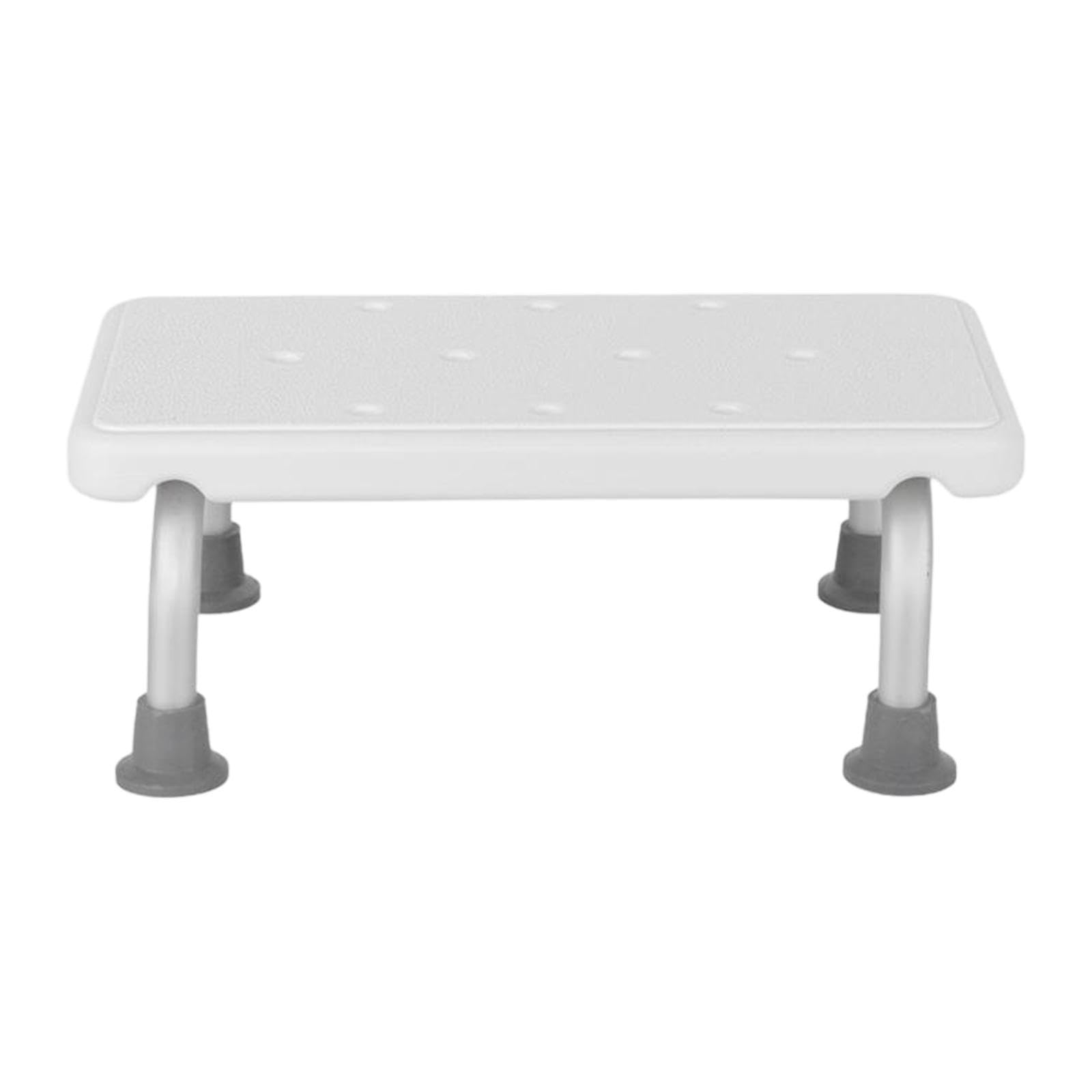 Duschhocker Aluminium Badezimmerhocker Rutschfester Badhocker Duschstuhl mit Ergonomischer Sitzfläche Und Anti-rutsch-füßen für Senioren Damen
