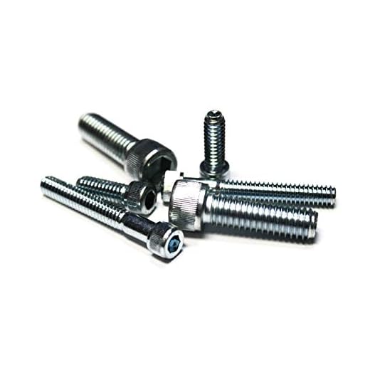 (50) 3/8"x4" Socket Head Cap Screws -Partially Threaded- Zinc Screw Assortment Kit Set