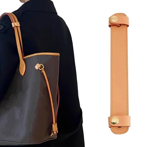 Image of Leather Shoulder Strap Pad Replacement,Cushion Strap Pads Detachable Cover for Tote Bag (Beeswax-pro)