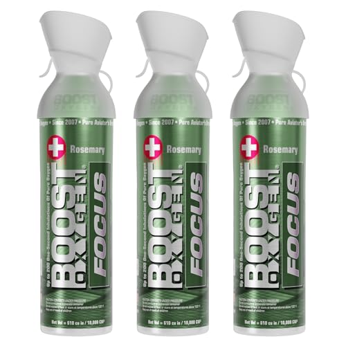Boost Oxygen Focus Rosemary Aroma 10L Canister (3 Pack)