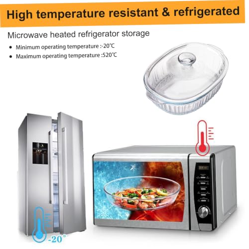 Platos de forma ovalada para horno apto microondas 6