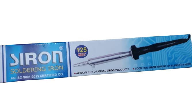 SLS INDIA-SIRON SOLDERING IRON 125-WATT/230V (PACK OF 1- UNIT) (B0B6JC9G5B) Amazon Price History, Amazon Price Tracker