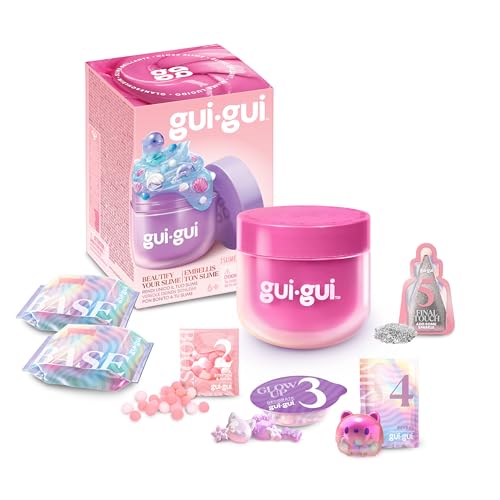 Gui Gui Gloss Slime - Beautify & Level Up Your Slime With a Major GLOW-UP - 13 Different Gui Gui Scented Slimes and 4 Amazing Textures to Collect - Gifts for 6+ Year Girls Boys & Teens