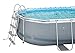 BESTWAY 56620 - Piscina Desmontable Tubular Power Steel Oval 427x250x100 cm Depuradora...