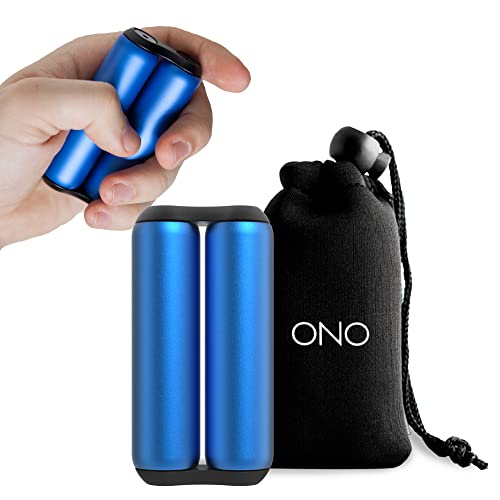 Image of ONO Roller - Handheld Fidget Toy for Adults | Help Relieve Stress, Anxiety, Tension | Promotes Focus, Clarity | Compact, Portable Design (Sapphire, Full Size - Aluminum)