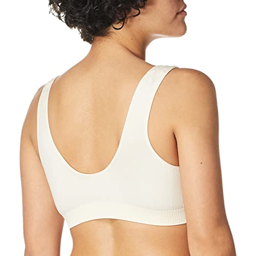Image of Bali Women's Microfiber Bralette Pack, Comfort Revolution Seamless T-Shirt Bra, Crop Top Bralette, 2-Pack