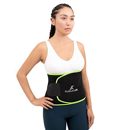 Image of ProsourceFit Waist Trimmer Belt (9 inchx46 inch, 10 inchx51 inch, 10 inchx60 inch) Lightweight Abdominal Trainer for Women and Men, Slim Waist Belt for Weight Loss