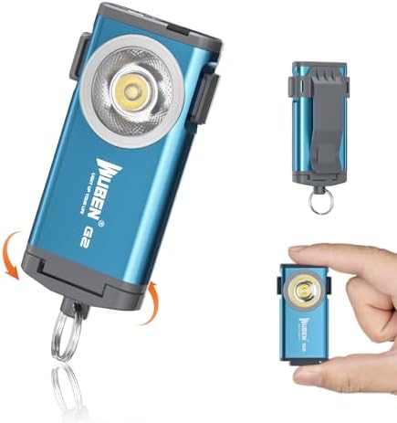 WUBEN G2 Mini Linternas, 500 Lúmenes Recargable Llavero Linterna,...