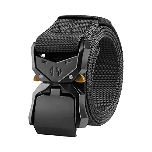 Cement Cinto Tático Masculino, Estilo Militar Cintos Pesados ​​de Lona De Nylon Com Fivela De Metal