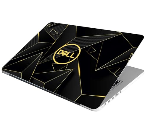Image of Full Laptop Skin Stickers HD Quality Sticker for Laptops Upto 15.6 inch (Dustproof|Waterproof|Scratchproof|Reusable) - AY DELLBK FL1