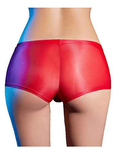 Men's Glossy Satin Panties Sheer Underwear Breathable Boxer Briefs Low Rise Cool Boxers3