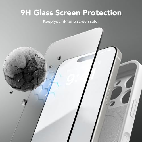 Image of Magnetic for iPhone 16 Pro Max Case Silicone White
