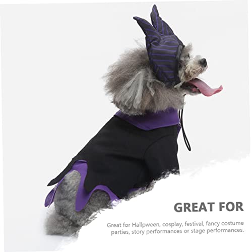 Disfraz perro Bruja Halloween 3 piezas tamaño S miniatura 5