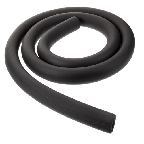 Housoutil Tubo de algodón aislante burbuja lavable húmedo esponja de cono Malla tubo de goma aislante cubierta aislante aislamiento al aire aislamiento exterior caucho Black