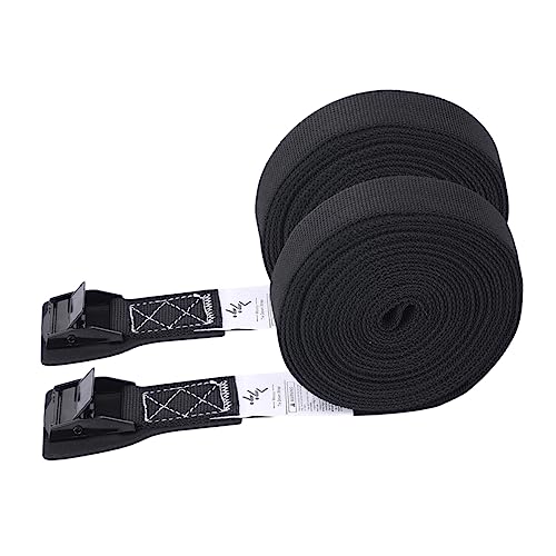 COLLBATH 16Ft Binding Straps for Car Roof Rack Lashing Straps for Kayak Surfboard Cargo & Luggage Heavy Duty Down Belts 1 Pair of Durable Binding Belts