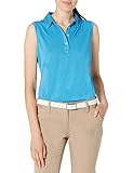 Cutter & Buck Women's Moisture Wicking, UPF 50+, Sleeveless Clare Polo Shirt