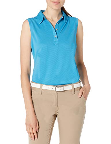 Cutter & Buck Women's Moisture Wicking, UPF 50+, Sleeveless Clare Polo Shirt