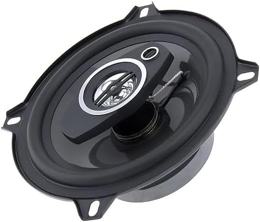 SQUADO Paire de Haut-parleurs de Voiture de 6,3" jusqu'à 500 W avec Grille de Protection, impédance 4 Ohm, Son Clair Puissant pour Voiture