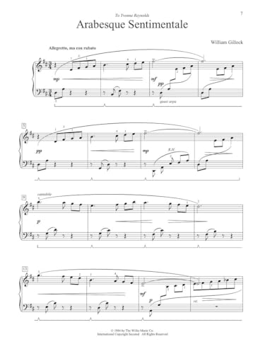 William Gillock Recital Collection: Intermediate to Advanced Level - Image 6