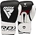 RDX Guantoni da Boxe Muay Thai e Allenamento, Vacchetta Pelle, Guanti da Sacco per Kickboxing, Sparring, Sacchi Pugilato, Combattimento, Punzonatura, MMA Boxing Gloves Uomo Donna, 10 12 14 16oz
