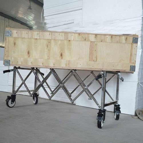 Generico Carrello da Campeggio Pieghevole, Carrello da Campeggio Portatile, Carrello Pieghevole per Spiaggia, Giardino Esterno, Picnic, Carrello per barella funebre - Porta bara Pieghevole in Lega di