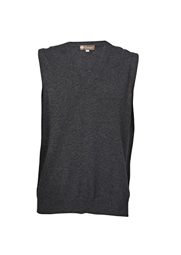 Cashmere Boutique 100% Pure Cashmere Pullover V Neck Sleeveless Sweater for Men – Classic, Vest Style, Soft and Warm Sweater2