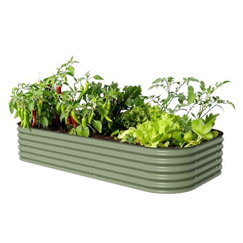 Vego Garden 17 inch Tall Modular Metal Raised Bed
