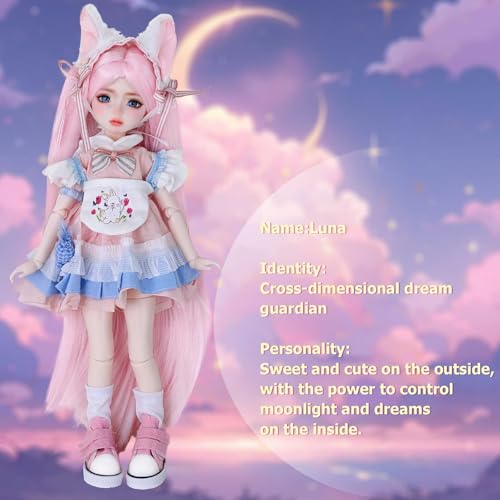 Muñeca BJD Linara 30cm articulada con vestuario completo miniatura 2