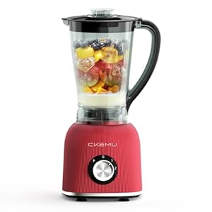 Blender for Smoothies, 70oz Capacity Blenders for Kitchen, 3 Speed Countertop Blenders for Ice Crush, Frozen Drinks, Dishwasher Safe, Red