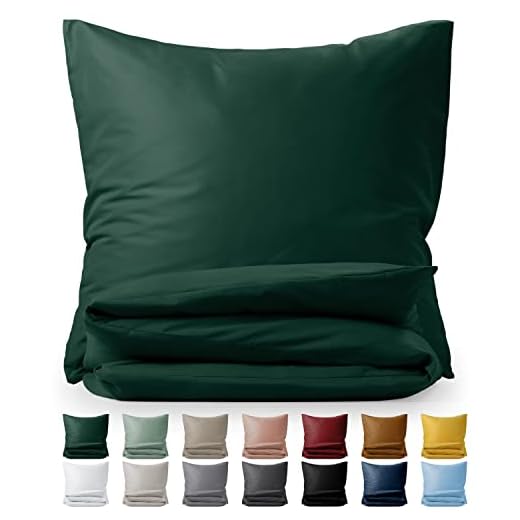 Blumtal Premium Extra Suave Juego de Funda Nórdica Cama 135 (230x220cm & (2X) 50x75cm) - Nordico de Microfibra, Colcha - Verde Oscuro