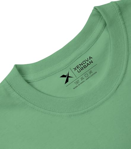 Image of XENOVAURBAN Men's Regular Fit Printed Round Neck Cotton T-Shirt | Graphic Printed Casual Wear Unisex Fit XS to 3XL Tshirt RN-MOOOD