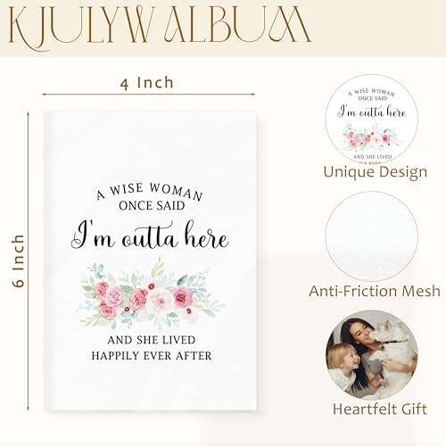 Álbum de fotos para retiro 4x6, regalo de despedida para compañeros de trabajo mujeres, álbum pequeño de recuerdos con flores rosas para 18 bolsillos y 36 fotos miniatura 7