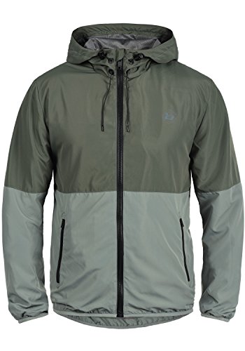 BLEND ATHLETICS Minato - chaqueta de entretiempos para hombre, tamaño:S;color:Raven Grey (75112)