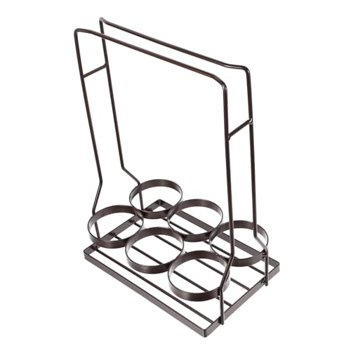 Soporte de Vino de Hierro para 6 Botellas Compacto miniatura 1