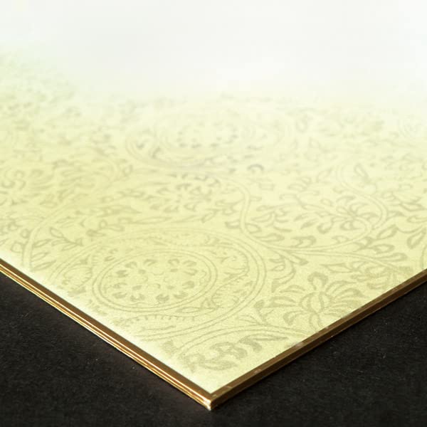 Amazon | かみもん 大色紙 祥シリーズ「唐草模様・黄」2枚入り so-tori