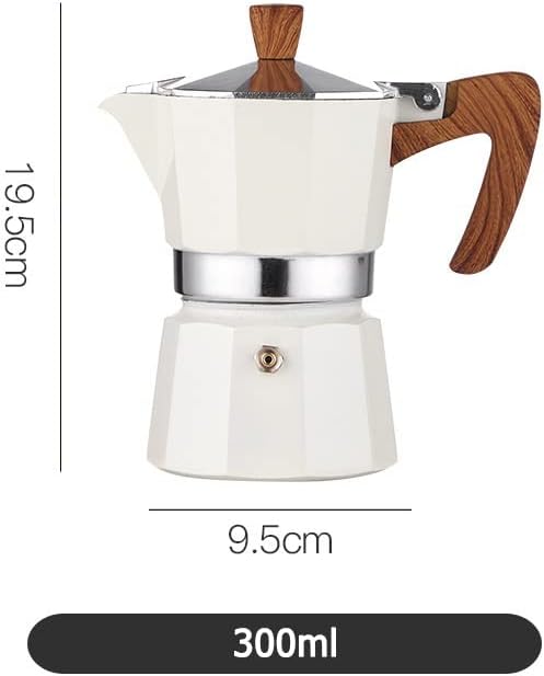 Octagon Aluminum Pot Brewing Mocha Coffee Espresso Boiling Drip Colander Office Utensils