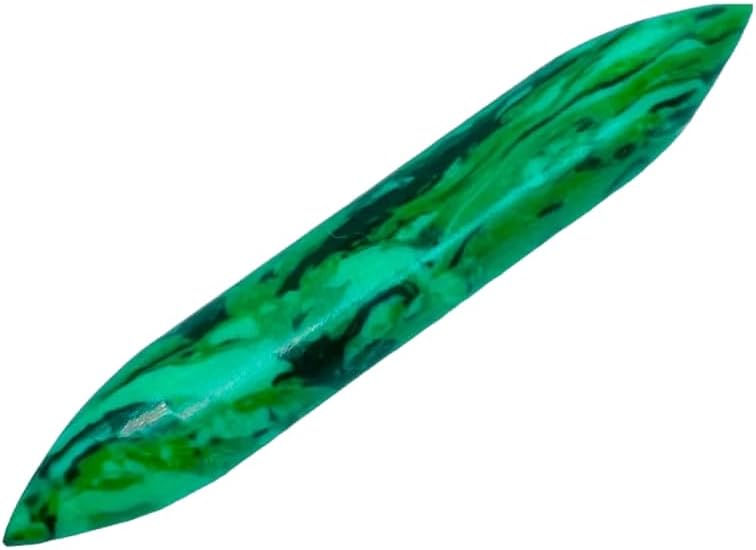 Handmade Green Malachite Stone Tribal Septum Spike | Tusk Septum Ring | Stone Body Piercing Jewelry | Unisex Boho Nose Piercing | Hand-Carved Ethnic Nose Jewelry