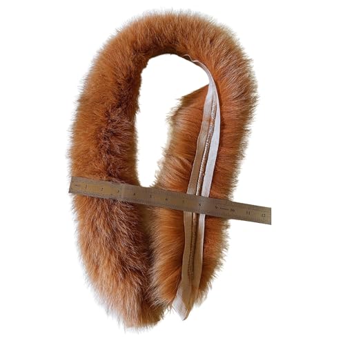 Camel Trim fox fur edge tape for mens and womens hood coat parka 77 cm4